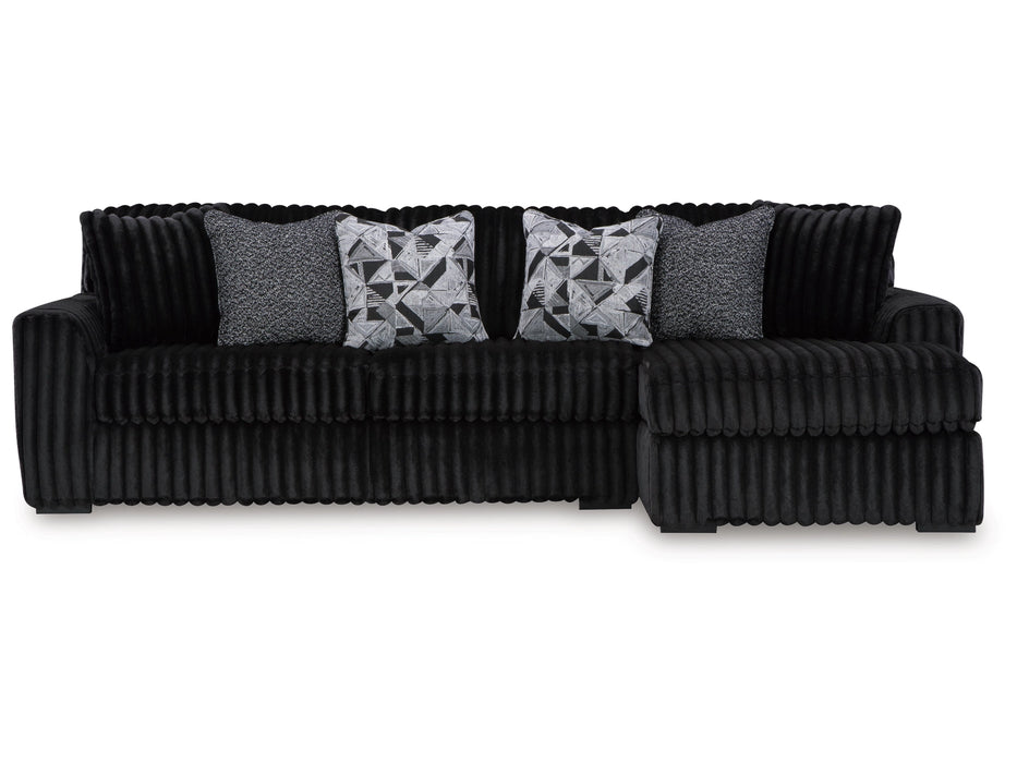 Midnight 2 Piece Sectional W/Chaise