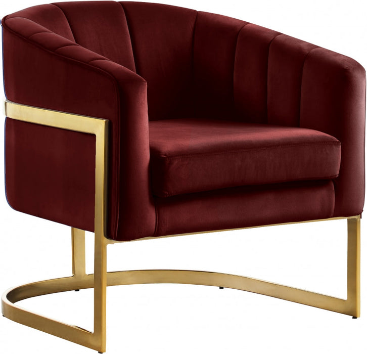 Carter Velvet Accent Chair