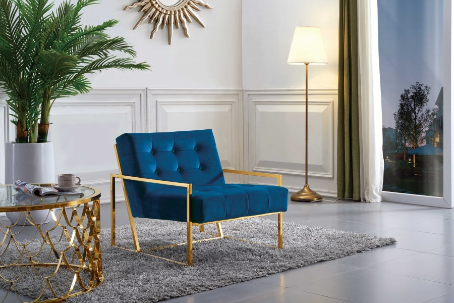 Pierre Velvet Accent Chair