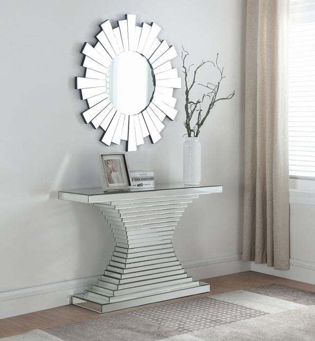 Mirrored Nexus Console Table