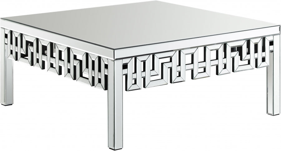 Glam Style Mirrored Coffee table Aria