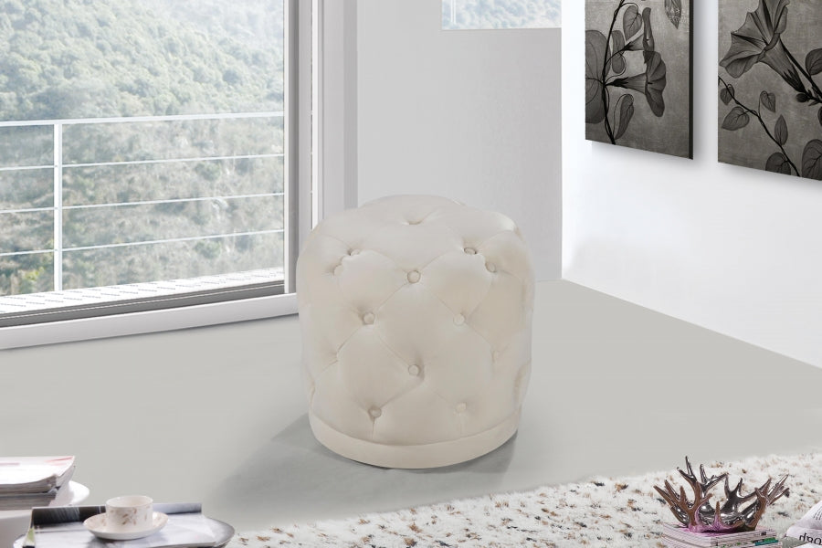 Tufted Small Circle Ottoman