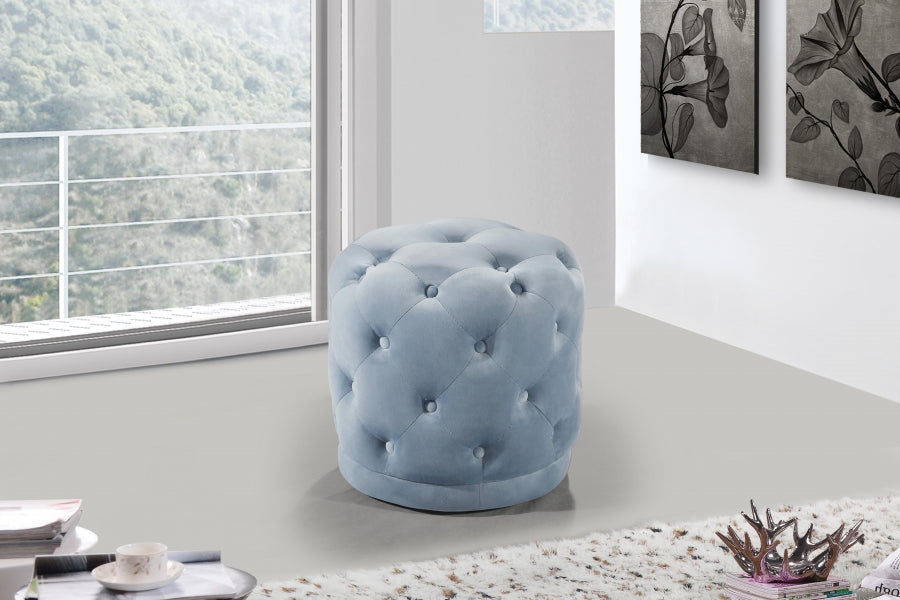 Tufted Small Circle Ottoman