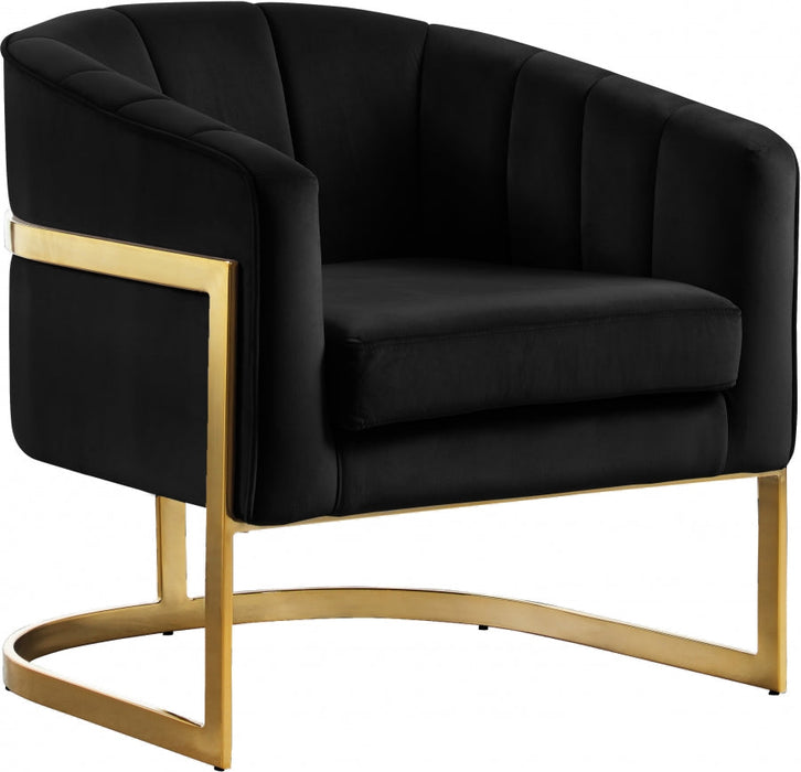 Carter Velvet Accent Chair