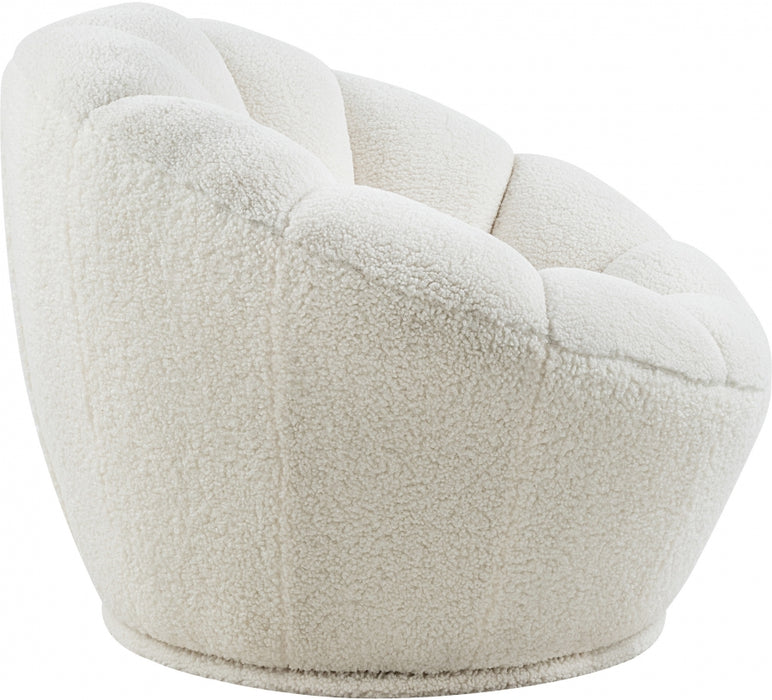 Dream White Sheepskin Accent Chair