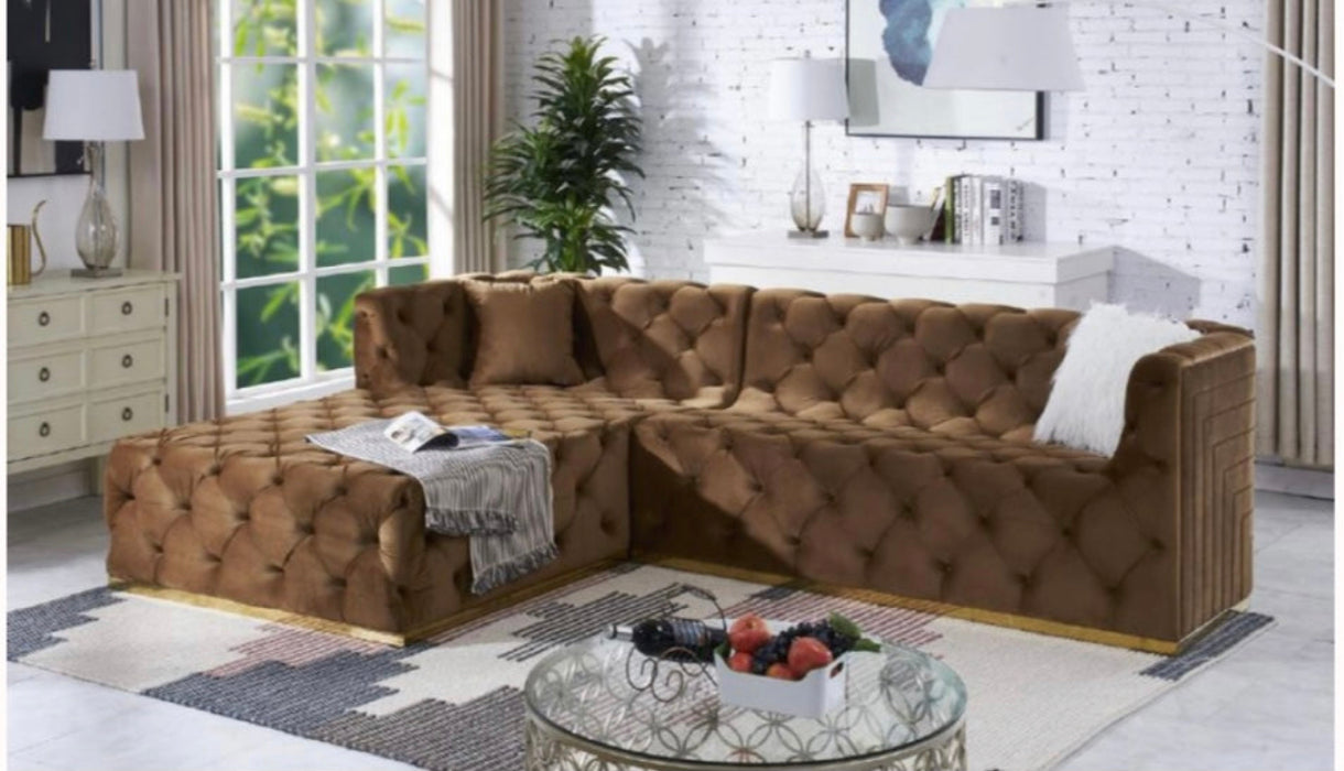 Juliet Tufted velvet Sectional