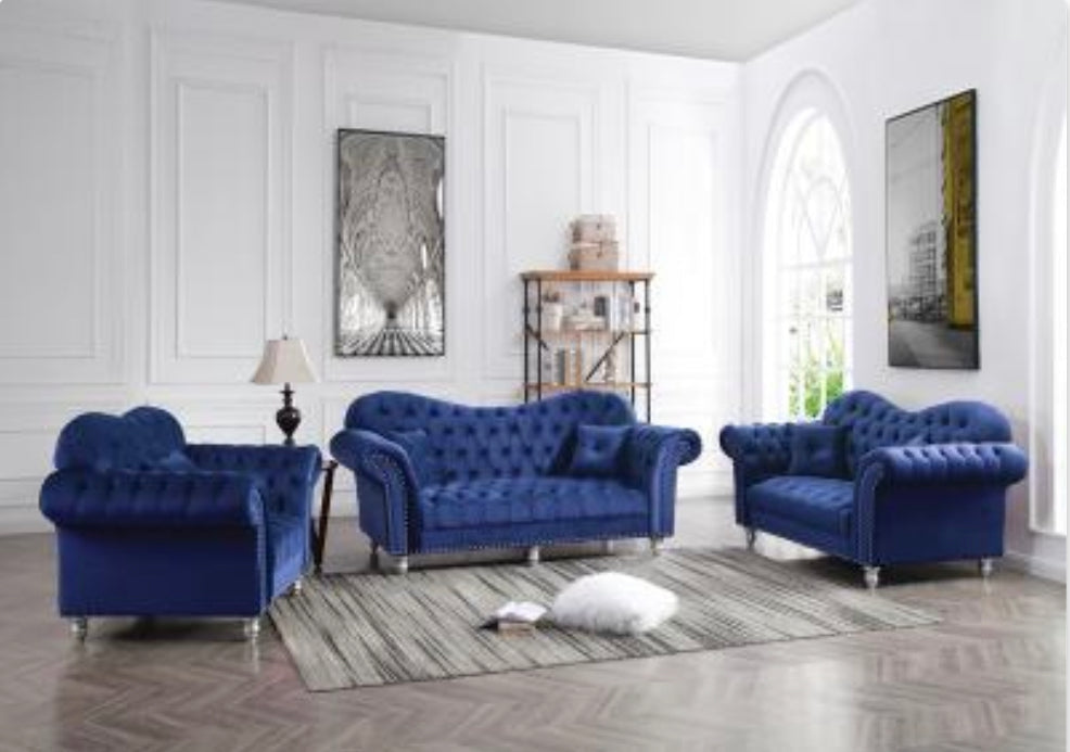 Tufted Sofa & Loveseat Set