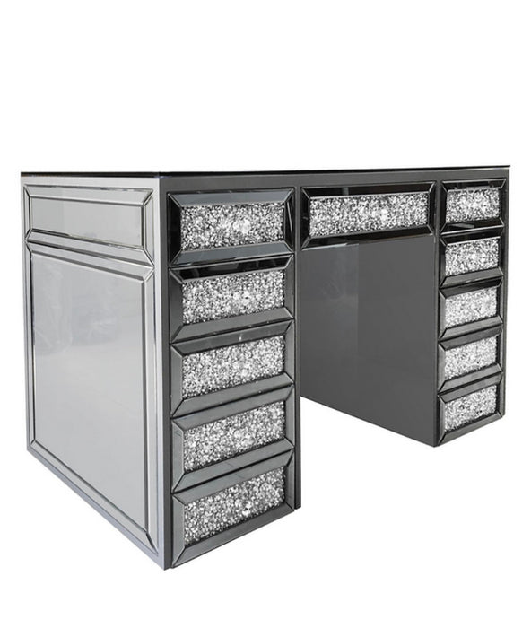 Abby Diamond Encrusted Mirrored Vanity