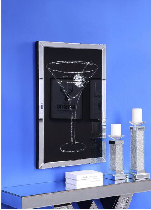 Martini Mirrored Wall Decor